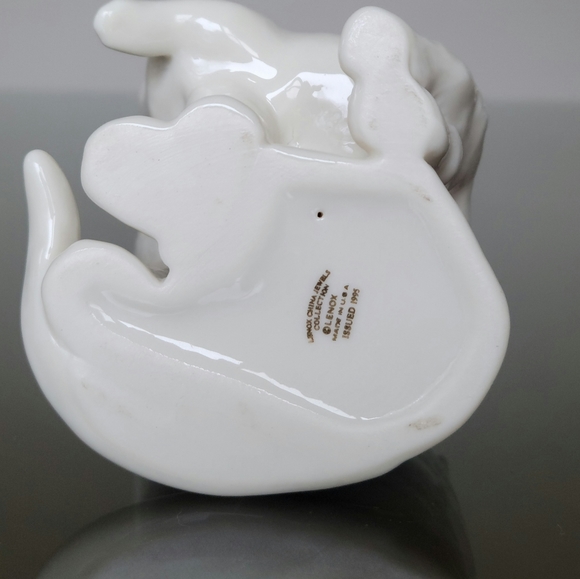 SOLD - Lenox China Jewels Collection Mother Cat/Kitten Motherly Love Figure 1995 - Picture 7 of 7